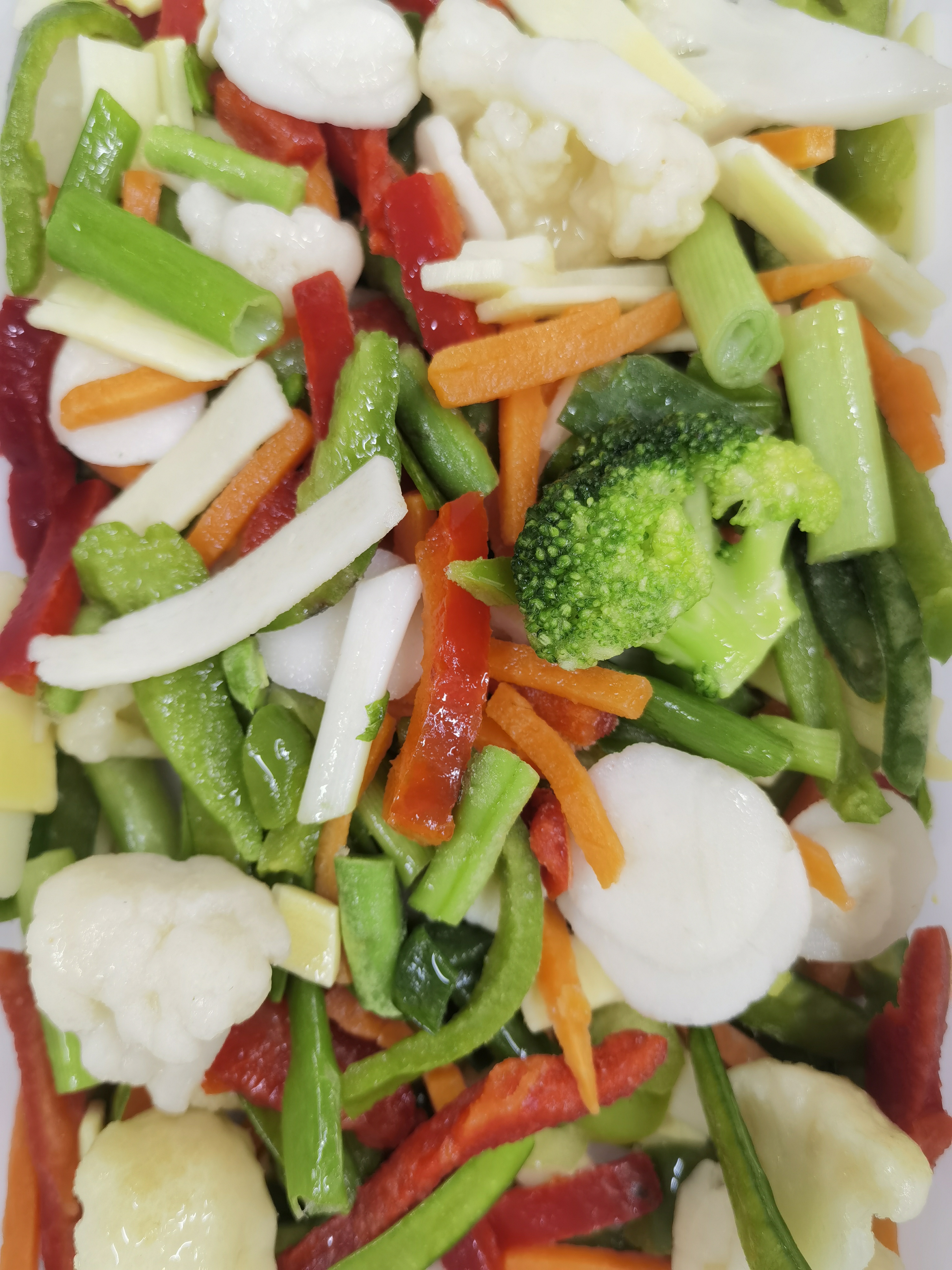 Légumes surgelés Simple Nature avec brocoli et chou-fleur emprisonnés dans la fraîcheur 