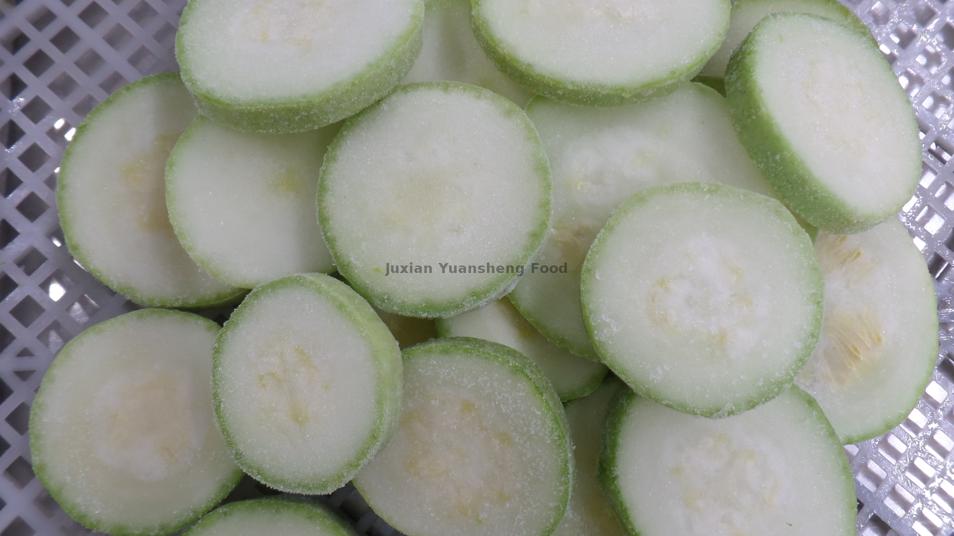 Tranches de courgettes congelées 100 % nature de haute qualité de qualité A.